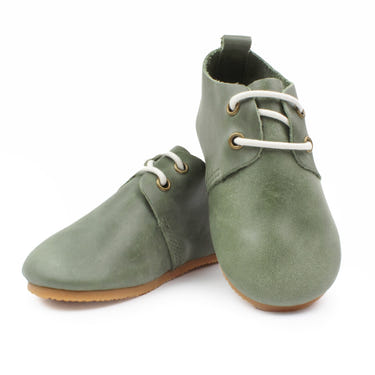 Sage Low Top Oxfords for babies with hard sole, stylish and comfortable footwear for little ones.