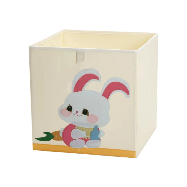 Squared Foldable Storage Box with Animals Multivariant