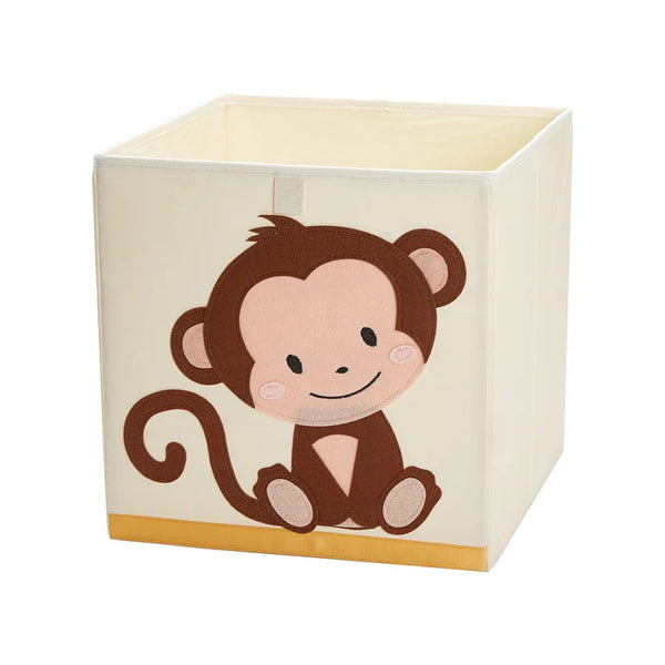 Squared Foldable Storage Box with Animals Multivariant