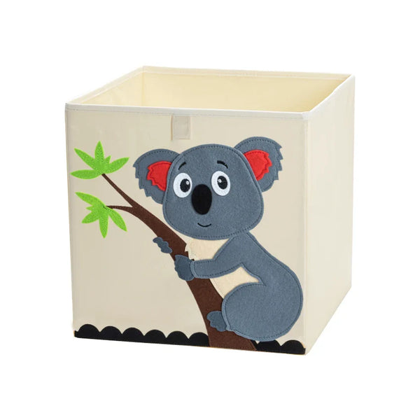 Squared Foldable Storage Box with Animals Multivariant - MOOGCO Baby
