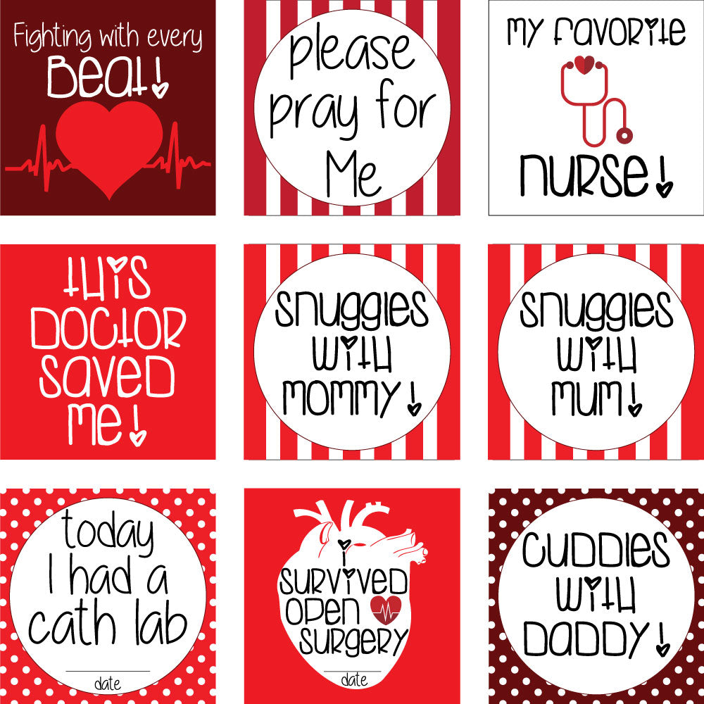 CHD Heart Warrior Plastic Moment Cards