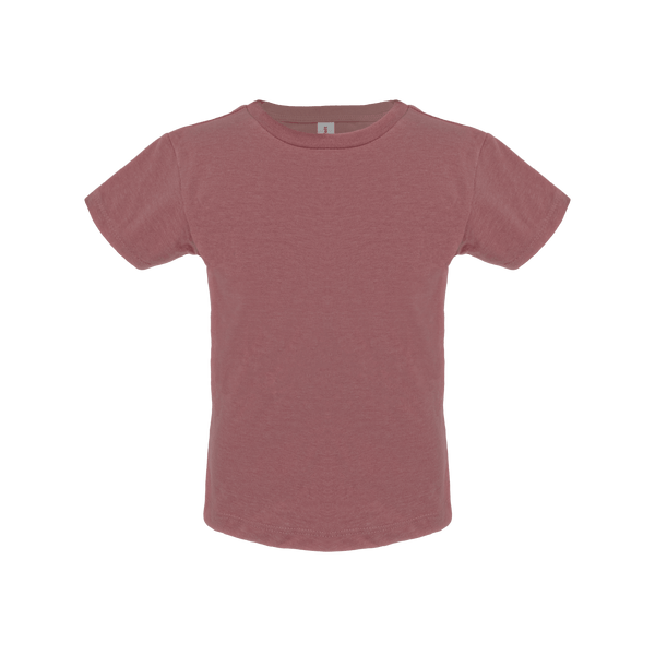 Cottonfelt unisex toddler short sleeve t-shirt in angle 7 view, perfect for comfortable playtime.