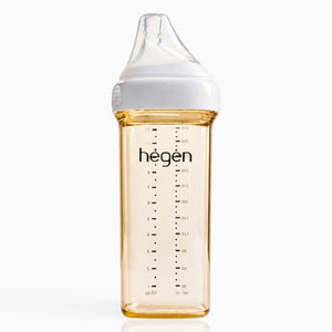 hegen PPSU Anti-Colic Baby Bottle 330ml 11oz White Fast Flow