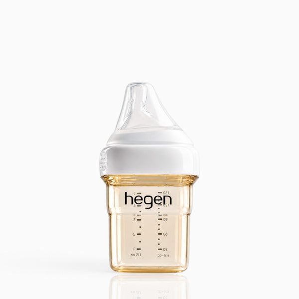 hegen PPSU Anti Colic Baby Bottle 150ml White Slow Flow