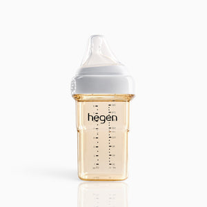 hegen PPSU Anti-Colic Baby Bottle 240ml White Medium Flow