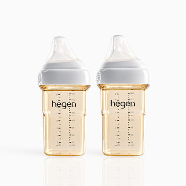 hegen PPSU Anti-Colic Baby Bottle 240ml 2-Pack White