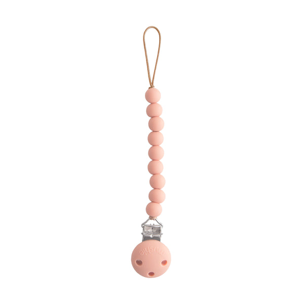 Mushie Hera Silicone Pacifier Clip Single-Color Beads