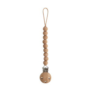 Mushie Hera Silicone Pacifier Clip Single-Color Beads