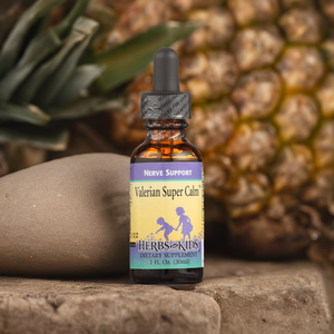 Herbs for Kids Valerian Super Calm 1 Fl Oz: Nerve Support Dietary Supplement | Promotes Normal Activity and Sleep