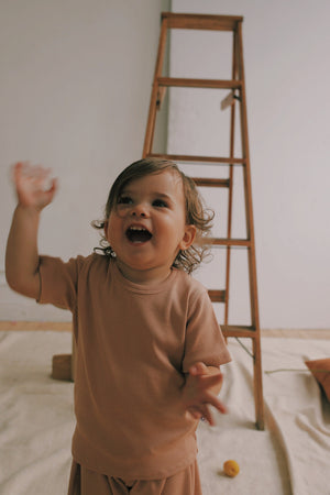 Organic Pima Cotton Kids Tee - Pink