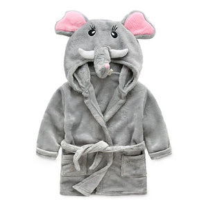 Baby bathrobe in soft and thick cotton