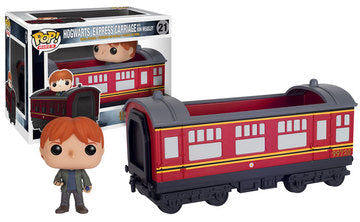Pop! Harry Potter Hogwarts Express Carriage with Ron Weasley - collectible figure for fans and kids.