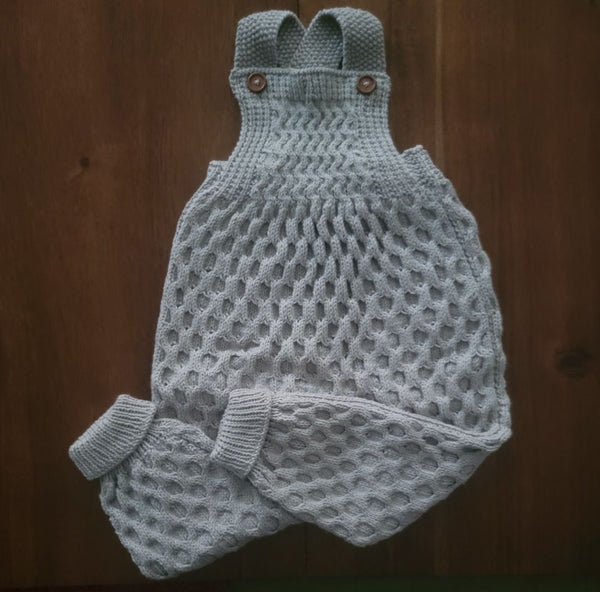 Honeycomb Knit Overalls - In Stock