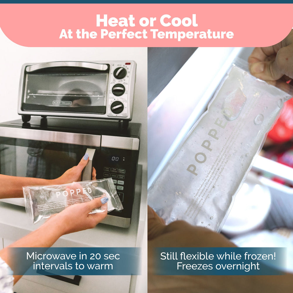 Reusable Hot and Cold Packs, 9"x3" (2 count) - MOOGCO Baby