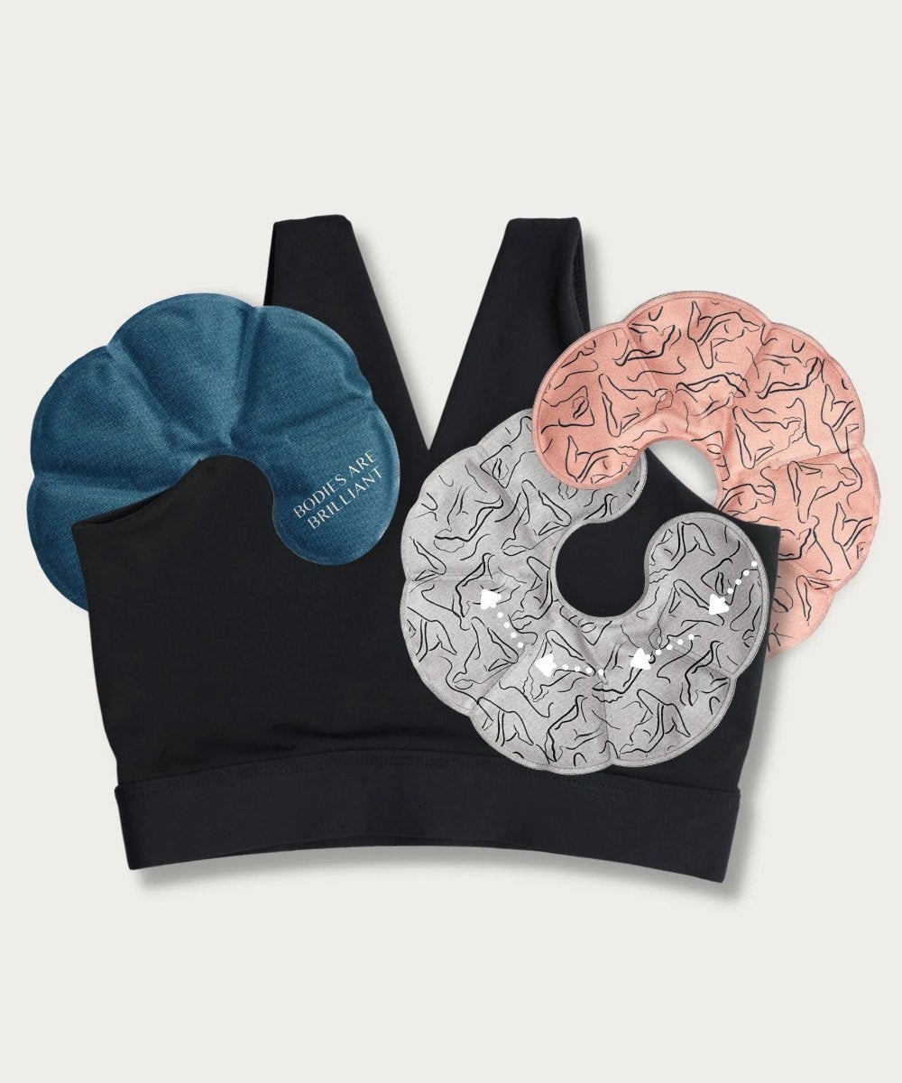 FourthWear Postpartum Bralette + Breast Ice/Heat Bundle - MOOGCO Baby