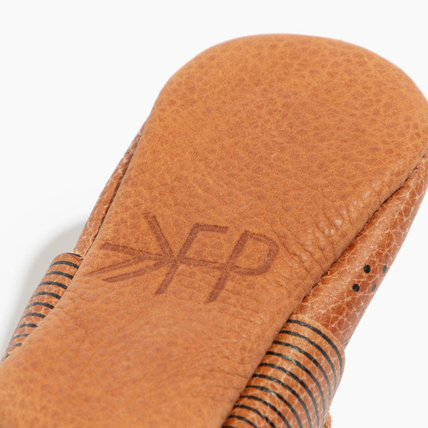 "I Heart Dad City Baby Shoe in Angle 4 view, stylish and comfy city mocc for infants."