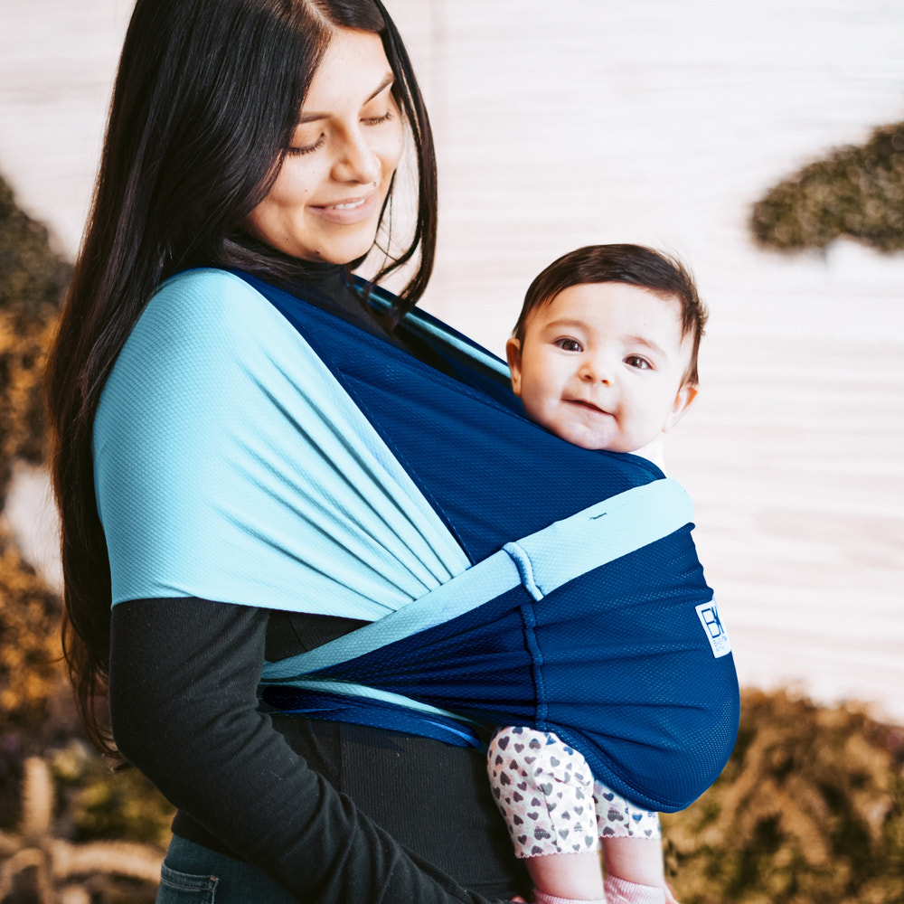 Baby K'tan Active Oasis Baby Carrier | Blue-Turquoise - MOOGCO Baby