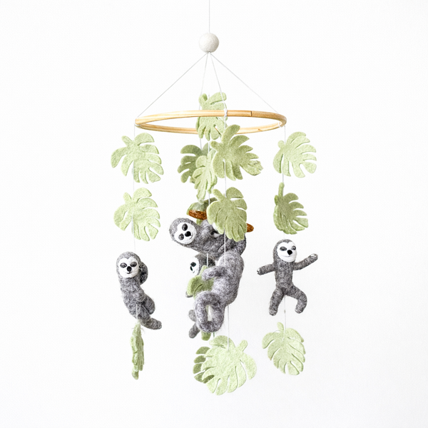 Sloth Baby Mobile