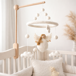 Felt Angel Baby Mobile