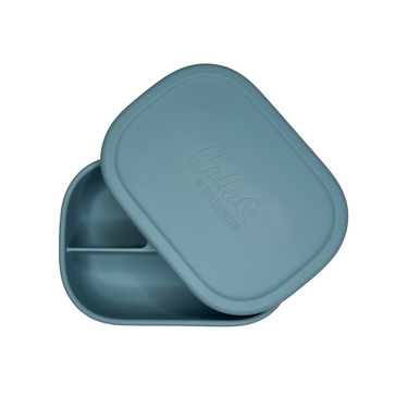 Hayden Bento Box in Slate Blue for food storage and on-the-go meals. Perfect for babies and toddlers.
