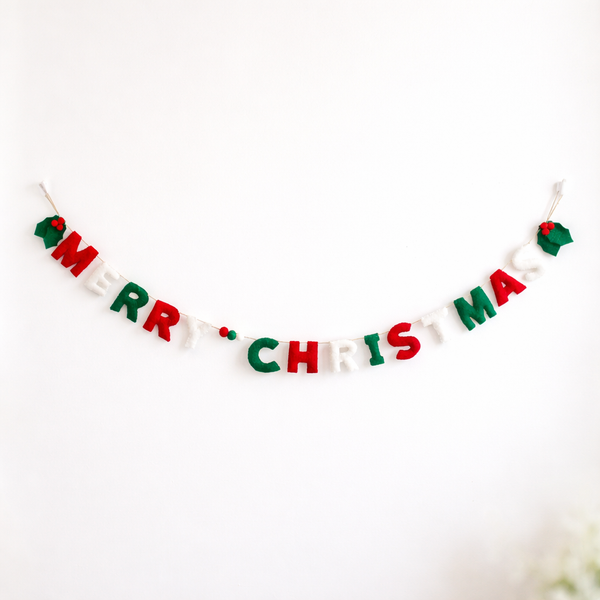 Felt Garland - Merry Christmas