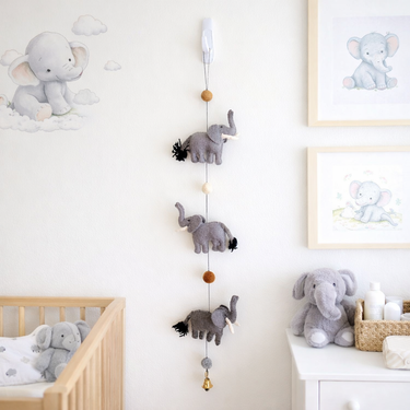 Felt Elephant Garland