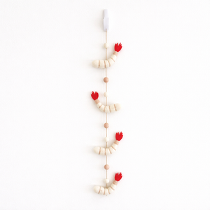 Felt Garland - Shrimp