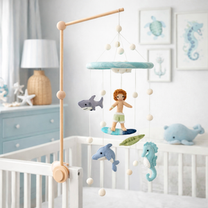 Baby Mobile - Surfer Boy & Ocean Creatures