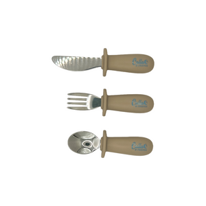 Silicone & Stainless Steel Toddler Utensil Set