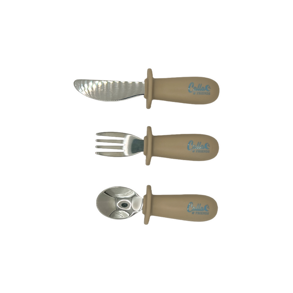 Silicone & Stainless Steel Toddler Utensil Set