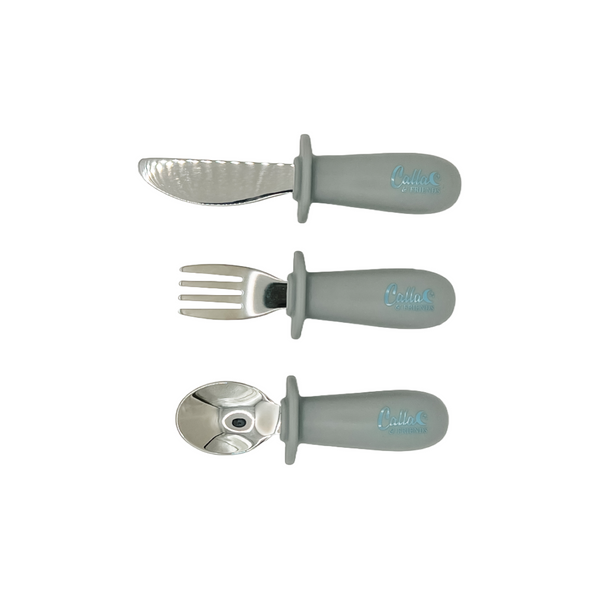 Silicone & Stainless Steel Toddler Utensil Set