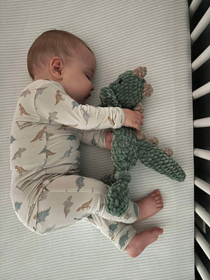 Snugglesaurus 2pc Henley Bamboo Pajamas - Sizes Newborn & Up!