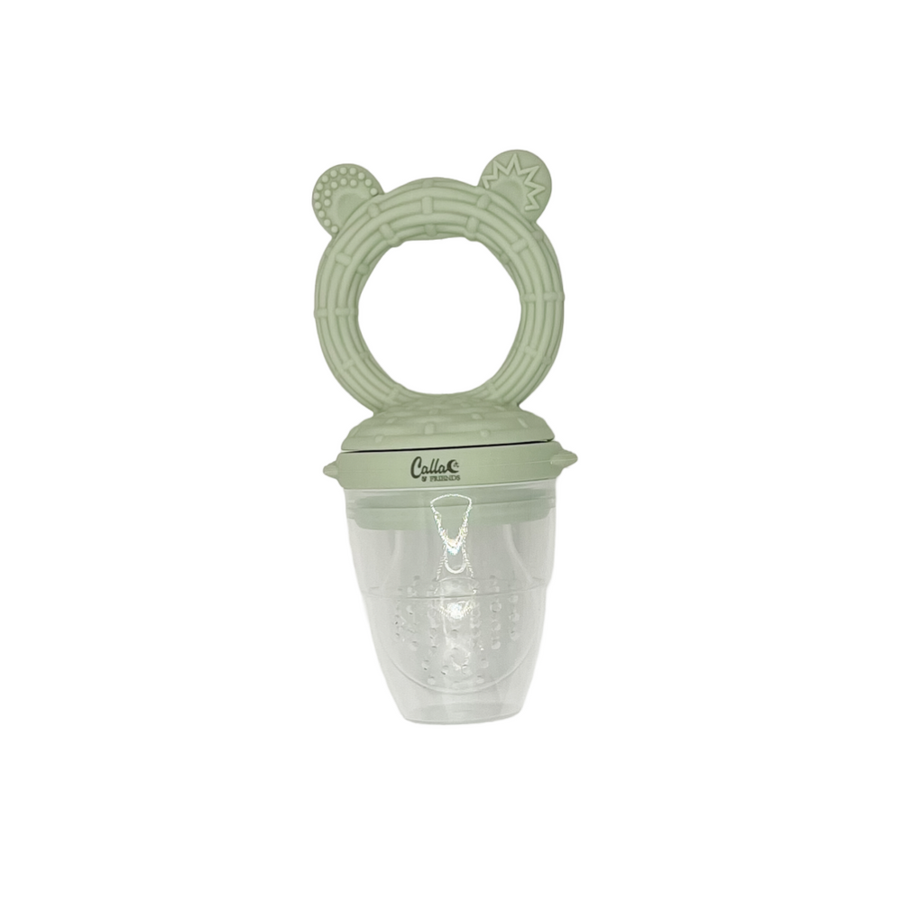 Nourishing Nibbler Bear Feeder for babies - safe, fun feeding utensil designed for easy self-feeding.