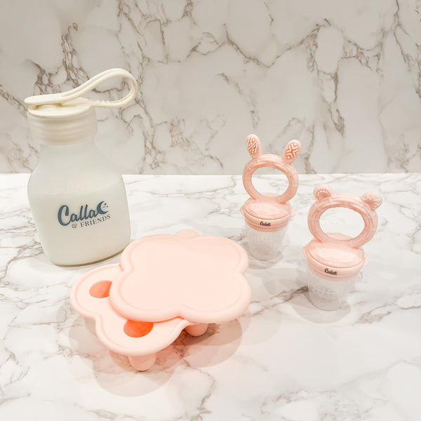 Calla and Friends Nourishing Nibbler Reusable Milk & Purée Bags Set of 4