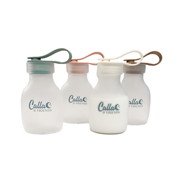 Nourishing Nibbler reusable milk and purée bags for babies, perfect for on-the-go feeding and easy storage.