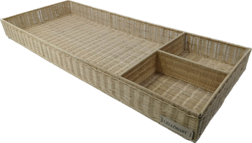 LELLOBABY™ X Hampton BABY-  Rattan Wicker Changing Tray Premier Plus+