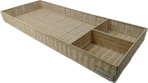 LELLOBABY™ X Hampton BABY Rattan Wicker Changing Tray Premier Plus+ for stylish and functional baby care.