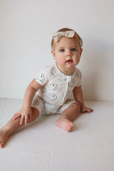 Shortie Bamboo Zip | Green Smiles