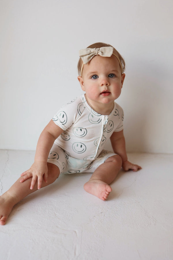 Shortie Bamboo Zip | Green Smiles