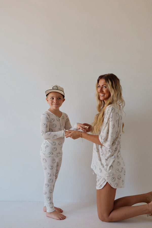 Bamboo Two Piece Pajamas | Green Smiles