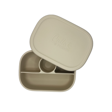 Hayden Bento Box in Khaki for convenient food storage and on-the-go meals for babies.