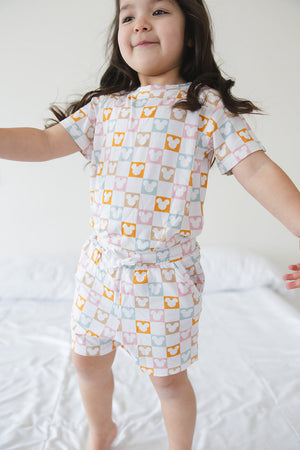 Checkerboard Charm - Pocket Short Set