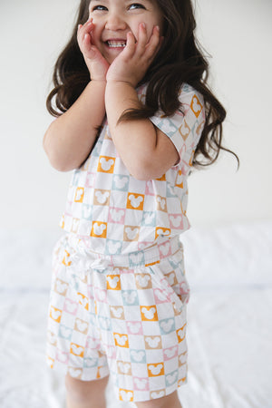 Checkerboard Charm - Pocket Short Set