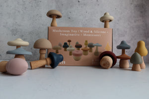 Mushroom Mix & Match Toy – 24pc | LYTL®️