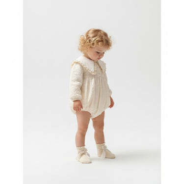 Isla Lace Romper Set