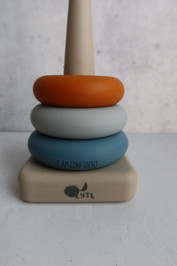 Silicone Ring Stacking Toy – 10pc| LYTL®️