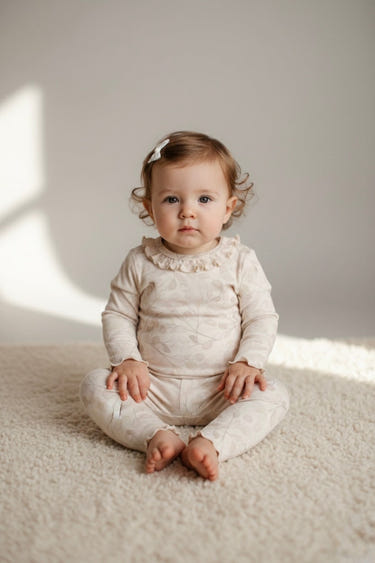 Willow Floral Ruffle Set