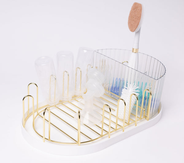 Airess Bottle Bundle - Stylish baby bottles and accessories from an angle, perfect for feeding and comfort.