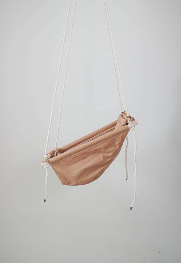 "Grow With Me Nutmeg swing at angle 5, perfect for baby's comfort and growth."