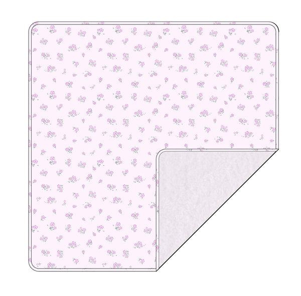 Aisley plush baby blanket in soft fabric, perfect for swaddling and keeping your little one cozy. Angle 2 view.